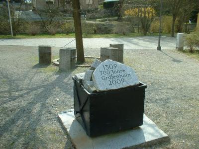 Denkmal f&uuml;r die Steinbruch-Seilbahn in Gr&auml;fenhain